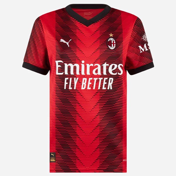 Tailandia Camiseta AC Milan 1ª Mujer 2023/24